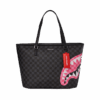 Sprayground Bag SHARKS IN CANDY TOTE Black – Image 3