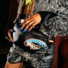 Sprayground Waist bag SHARKS IN PARIS GLOW SAVVY CROSSBODY Black – Image 2