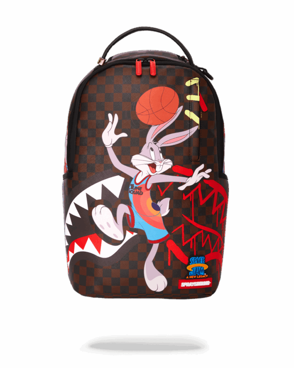 Sprayground Backpack SPACE JAM 2 CHECKERED Brown