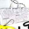 Sprayground Bag TECHNICAL CUT SEW DUFFLE White – Image 6