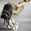 Sprayground Backpack TRINITY 2.0SHARK BLACK BACKPACK Black – Image 4