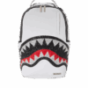 Sprayground Backpack TRINITY 2.0 SHARK WHITE BACPACK White – Image 3