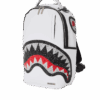 Sprayground Backpack TRINITY 2.0 SHARK WHITE BACPACK White – Image 5