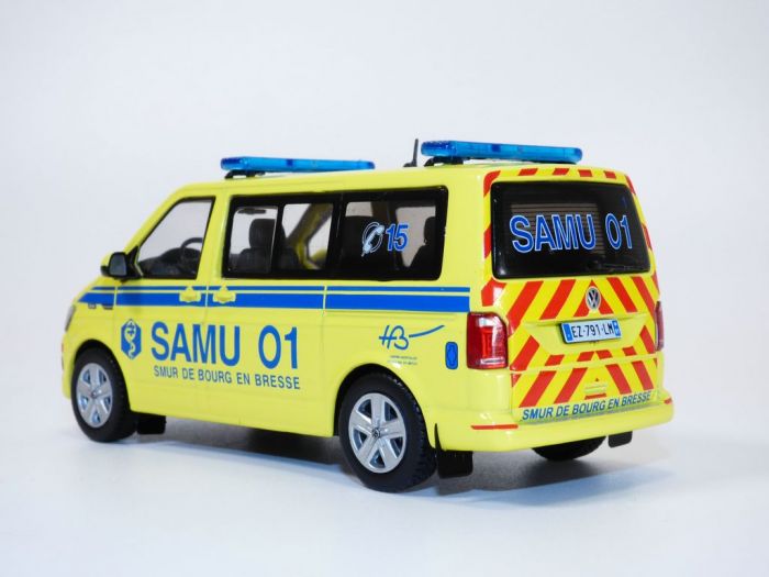 VW Transporter T6 SAMU " 01 AIN Bourg-En-Bresse " 1/43 ODEON ODEON089 – Image 2