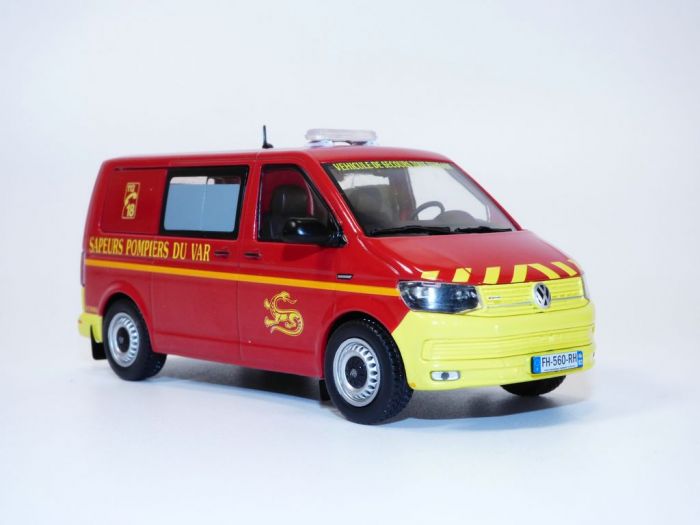 VW Transporter T6 Pompiers " SDIS 83 Var " 1/43 ODEON ODEON087